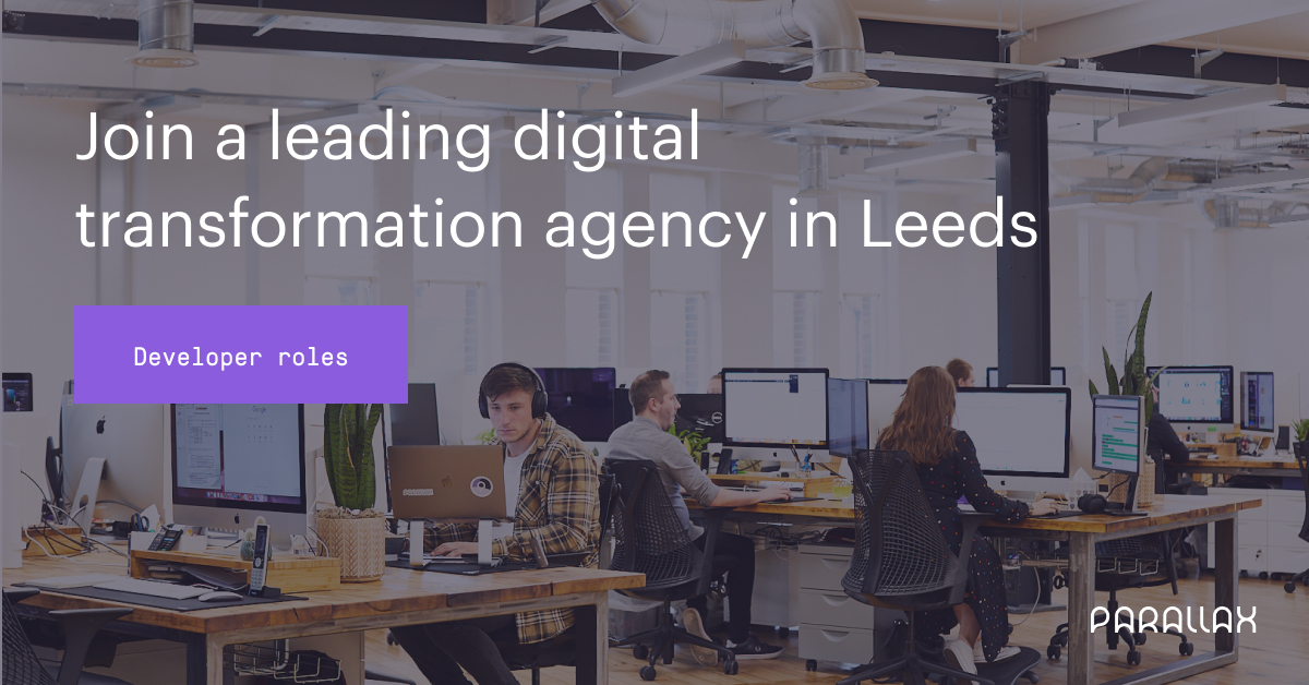 parallax's tweet photo. If you're a developer looking to take the next step in your career, get in touch!

We currently have Head of Front End Development, React Native Developer and Laravel PHP Developer positions open and we'd love to hear from you. 

Full info 👉 https://t.co/3UXesUN2gL https://t.co/4k3Vble1X0