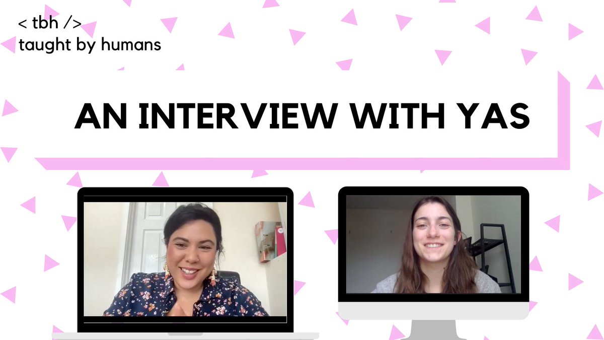 This week we are introducing <a href="/YasHaghighat/">Yas Haghighat</a>, freelancer and creator of some of our short and sweet videos!

We chatted with Yas about her professional journey and experience with technology. Find the interview at bit.ly/yas-tbh

#taughtbyhumans #smallbusiness #freelancer