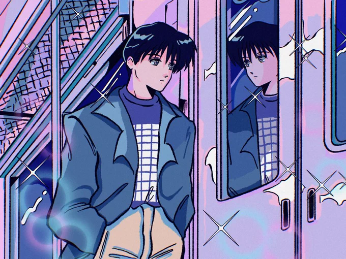 #イラストを4枚貼ると秋風に乗って絵柄を好いてくれる人の元へ届くらしい 