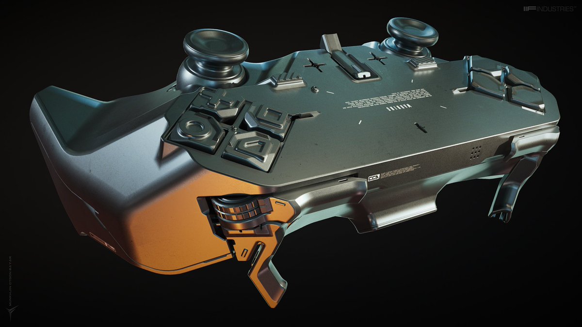 Controller design for my weekly design practices

#design #controller #concept #3d #digital #art #hardsurface #industrial #console #iif #modelling <a href="/redshift3d/">redshift3d</a>