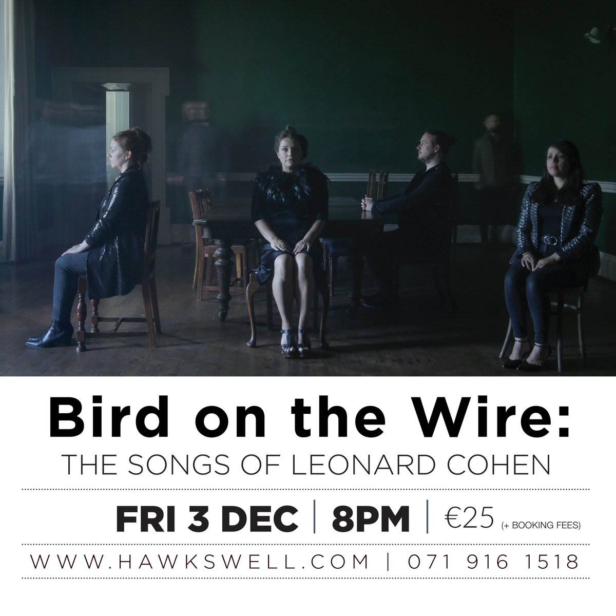 Hawk's Well Theatre (@hawkswellsligo) on Twitter photo 🎉Just announced 🎉
Bird on the Wire: The Songs of Leonard Cohen
Pauline Scanlon & <a href="/TheWhileaways/">The Whileaways</a> join together to interpret the music of one of the greatest songwriters of our time.
Tickets On Sale Thurs 23 Sept, 10am
Book here >> bit.ly/3CvzqoZ
#Sligo #LiveMusic 🎉Just announced 🎉
Bird on the Wire: The Songs of Leonard Cohen
Pauline Scanlon & <a href="/TheWhileaways/">The Whileaways</a> join together to interpret the music of one of the greatest songwriters of our time.
Tickets On Sale Thurs 23 Sept, 10am
Book here >> bit.ly/3CvzqoZ
#Sligo #LiveMusic