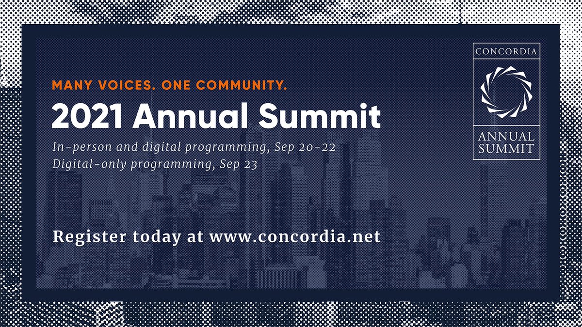 M_M_Frank's tweet photo. Looking forward to engaging with @ConcordiaSummit  2021 today. In it's 8th year, the P3 Impact Award recognizes leaders in cross-sector partnerships around the world. @HDalmut  @debass  @GPatState  @DardenMBA @IBiS_Darden https://t.co/HYhoYFg3zv