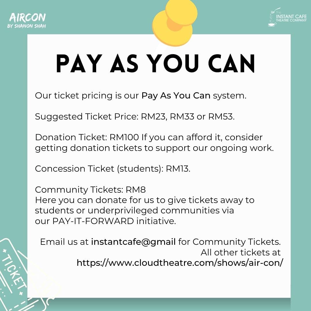 ICTweeets's tweet photo. #instantcafegoesglobal #AirCon #MalaysianTheatre #GoesGlobal #anakseni #teatermalaysia #malaysiantheatre #malaysianstories #malaysianperformingarts #AirCon #FIRSTWoRKS @cendanamalaysia https://t.co/9tLiaZkMdO