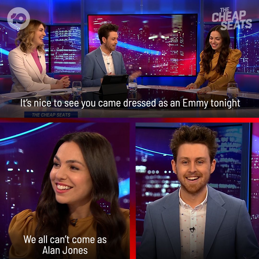 Don't mess with <a href="/_Tracina/">Melissa Tracina</a> tonight 😂 👏  #CheapSeatsAU