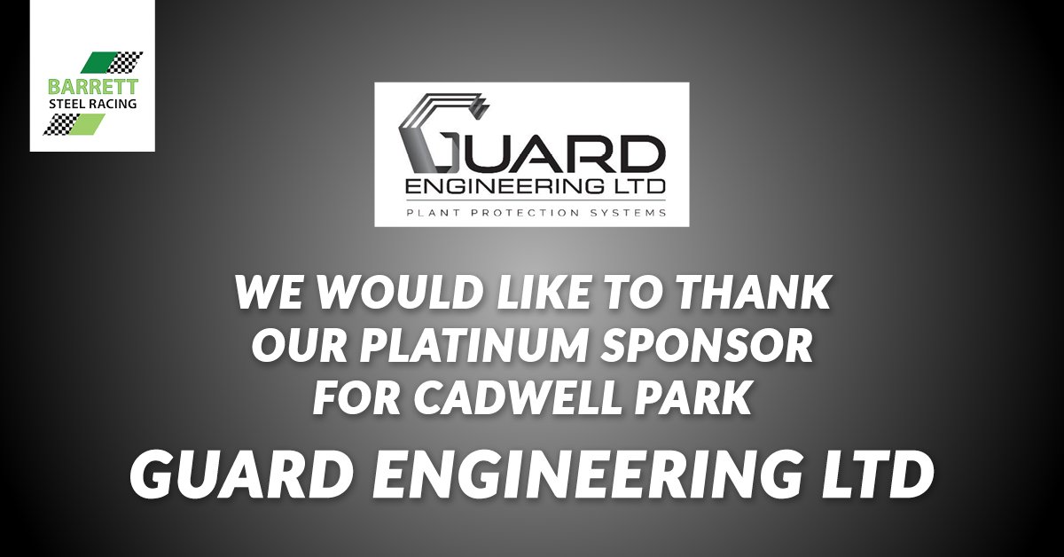 Again, we want to say a big thank you to Guard Engineering for being our #PlatinumSponsor for <a href="/CadwellPark/">Cadwell Park</a> last weekend.

Guard Engineering have 25 years of plant protection expertise, together with 25 years of on-site fabrication and installation.