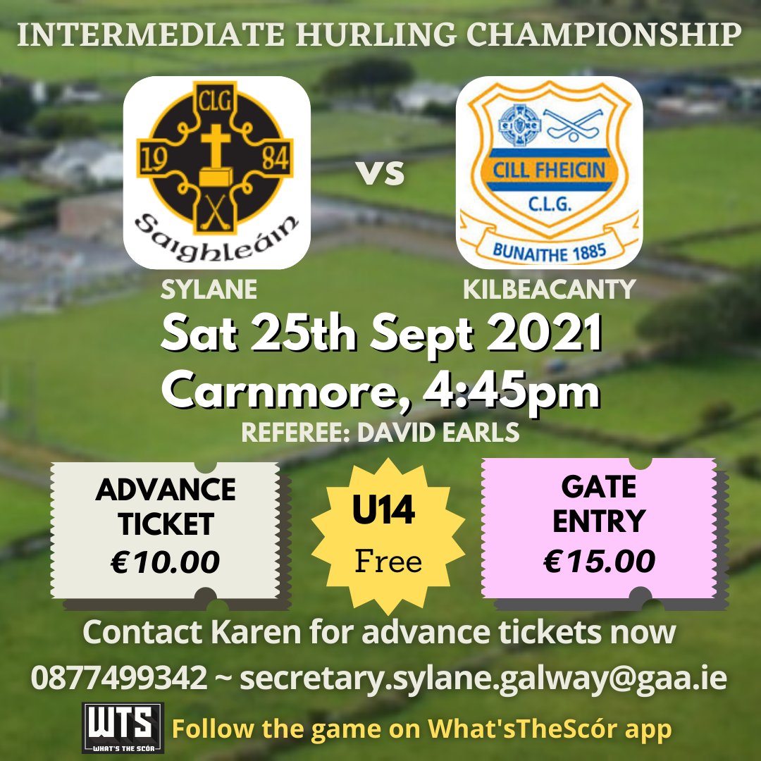 sylanehurling's tweet photo. Best of luck to our Intermediates in the Second Round of the Galway Intermediate Hurling Championship
#Sylane #Hurling #GAA #IntermediateHurling #Intermediates https://t.co/N4lgtvb1XM