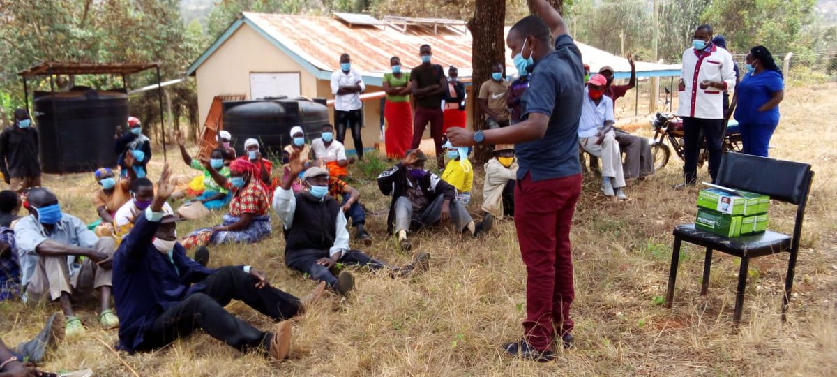 Global Week of Action on SDGs, We organized &amp;mobilized Covid19 vaccination drive at Utuneni village,Makueni County, Kenya. Day1 100+ community members received the vaccine, benefited from free masks and participated in SDGs dialogue. #PeoplesAssembly #GreatRecovery #TurnItAround