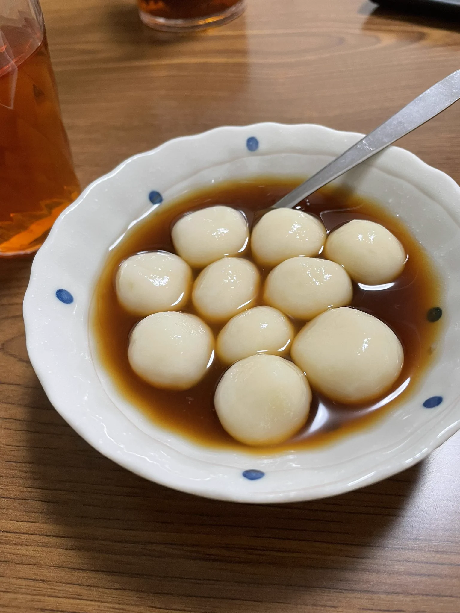 中秋の名月だから、ぼくさんの冷やし白玉作った！めっちゃ簡単でめっちゃ美味しい！！  