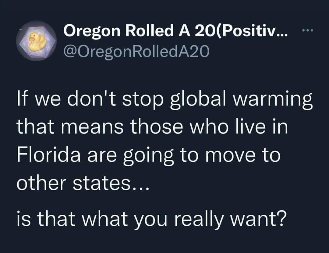 I used to be worried about #ClimateCrisis now I'm scared shitless.

#Florida #FloridaIsVietnam