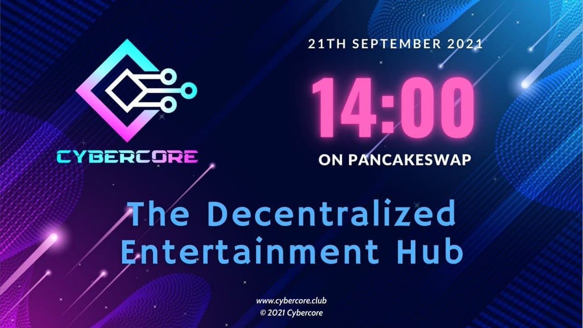 SurpriseDrop's tweet photo. @davidgokhshtein Cybercore is blockchain's first entertainment aggregator.

FAIRLAUNCH 14:00 UTC 21TH SEPTEMBER 

✅ Contract verify
✅ Audited
✅ Influencer Twitter
✅ BUY ON PancakeSwap
✅ Coingecko &amp; CMC fast track
✅ Trending on Dextools

TG: https://t.co/HJXAa6NDej https://t.co/Rgk6FZWtLN