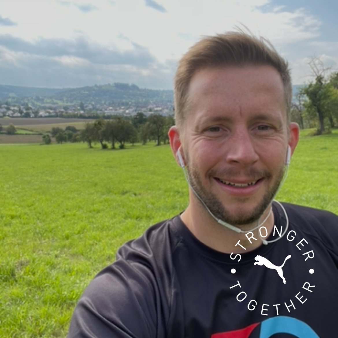 Gesunde Mittagspause für eine gute Sache @porsche #porschevirtualrun #makeawish