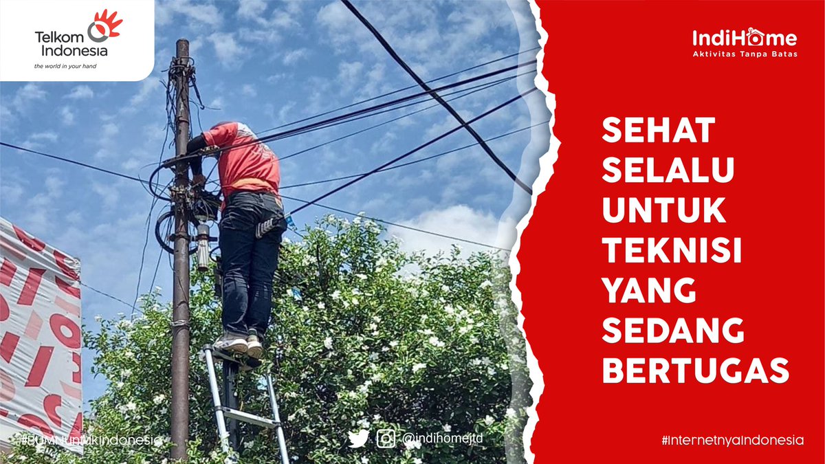 IndihomeJTD's tweet photo. Kami akan terus mengupayakan dan memprioritaskan percepatan yang sudah berangsur pulih, agar kualitas layanan bisa segera kembali normal 🙏
#InternetnyaIndonesia https://t.co/uT5pReJy2c