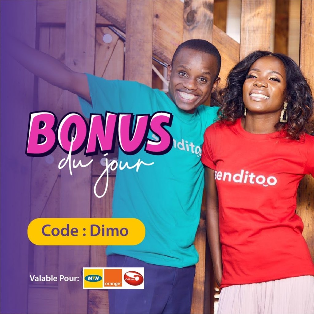 Senditoogn's tweet photo. Si vous voulez que la vie vous sourie 😃, apportez-lui d'abord votre bonne humeur 😍. Spinoza

Profitez du #bonusdujour : #DIMO
https://t.co/vAAK3gAwAl | faites sourire la famille.

#rechargetéléphoniques #transfert_d_argent_international #MTN #Orange #Cellcom #senditoo https://t.co/PBANzehX7k