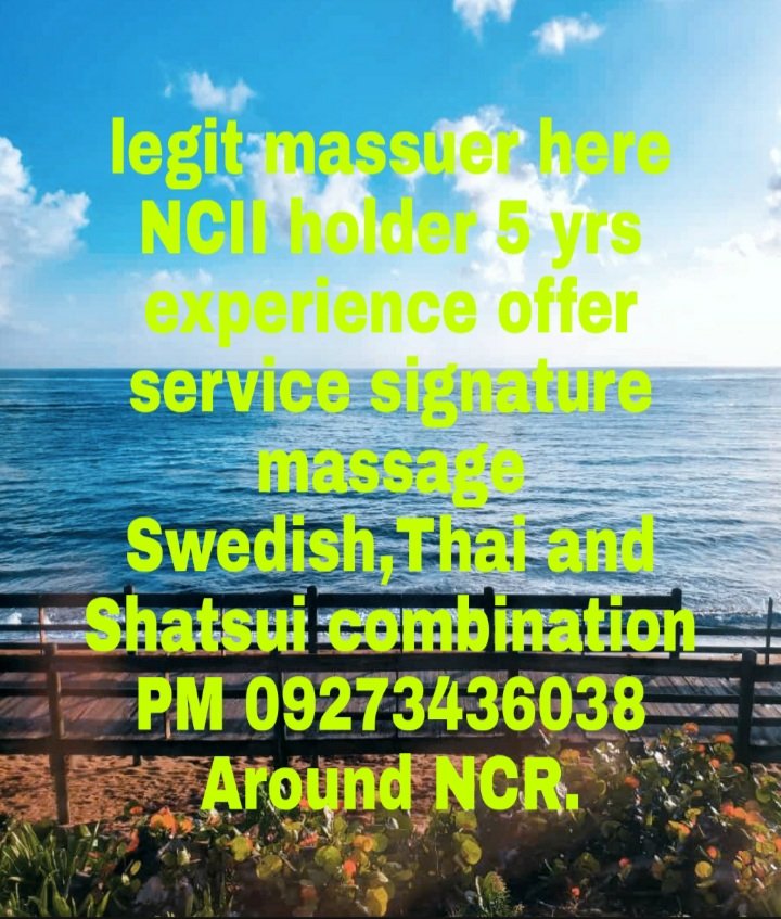 JulitoSamb's tweet photo. Want to relax at affordable price massage pm or txt for booking 09273436038. https://t.co/zN94CnkHf6