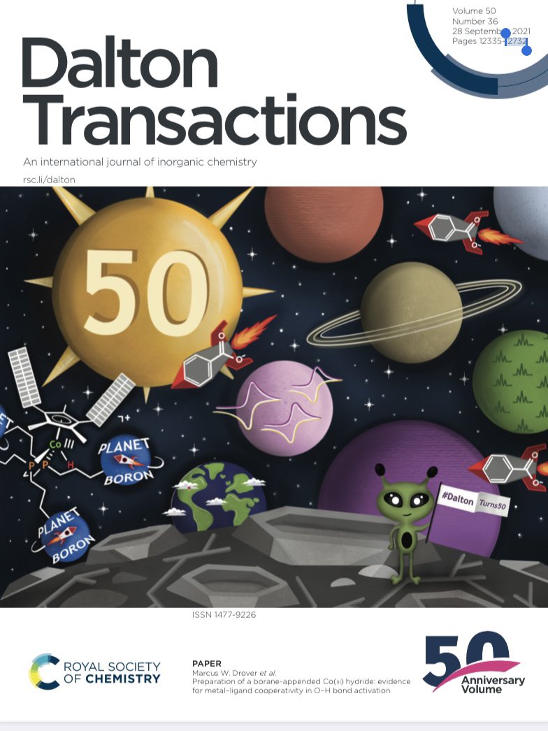 Marcus Drover (@marcuswdrover) on Twitter photo 🚨🚨Great to see our #DaltonTurns50 front cover now out in the wild!! A big thanks to the reviewers and editors <a href="/DaltonTrans/">DaltonTransactions</a> for their support of this article. Ty to Liessell Innes <a href="/SMArtuWindsor/">Science Meets Art (SMArt) UWindsor</a> for graphic design! 😄🥳 <a href="/ChemUWindsor/">UWindsor Chemistry</a> <a href="/UWindsor/">University of Windsor</a> <a href="/UWinResearch/">UWindsor Research and Innovation</a> @ScienceUWindsor 🚨🚨Great to see our #DaltonTurns50 front cover now out in the wild!! A big thanks to the reviewers and editors <a href="/DaltonTrans/">DaltonTransactions</a> for their support of this article. Ty to Liessell Innes <a href="/SMArtuWindsor/">Science Meets Art (SMArt) UWindsor</a> for graphic design! 😄🥳 <a href="/ChemUWindsor/">UWindsor Chemistry</a> <a href="/UWindsor/">University of Windsor</a> <a href="/UWinResearch/">UWindsor Research and Innovation</a> @ScienceUWindsor