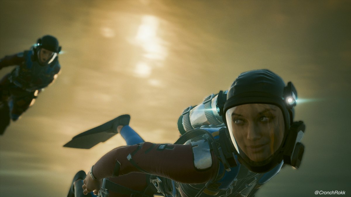 Rokkathan's tweet photo. "Is this a date?"
"Guess you'll have to find out, we'll have to."
#Cyberpunk2077 #Cyberpunk2077Photomode #JudyAlvarez #Vikk #Juvie #VirtualPhotography #WorldofVP #ZarnGaming https://t.co/8yNu2PSSoP