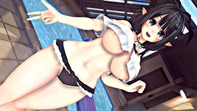 エルフと例のプール #COM3D2 