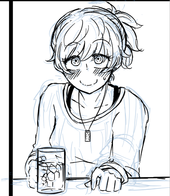 飲み会でおめかししてる大学生秋山ちゃん。 