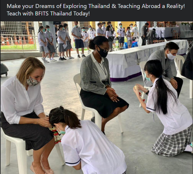 ว่าแต่ทำไมเขาใช้สิ่งนี้เป็นภาพโปรโมตให้ต่างชาติมาทำงานครูในไทยกันนะ