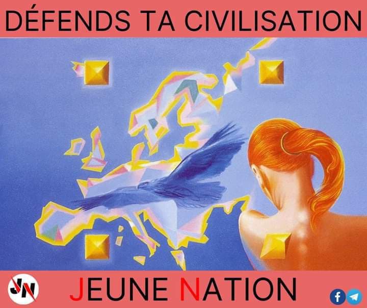 HVL1965's tweet photo. 🔴 L'urgence ⁉️
➡️ Sauver notre civilisation ‼️
#JeuneNATION #JeunesseRebelle #Civilisation #Europe #Europa #SauverNotreCivilisation #Nationalisme #Identitaire #Solidariste #AutreJeunesse #EuropeJeunesseRévolution #Rebelle #DefendEurope #DéfendreLeurope #NATION #MouvementNATION https://t.co/MG4xd2pC8y