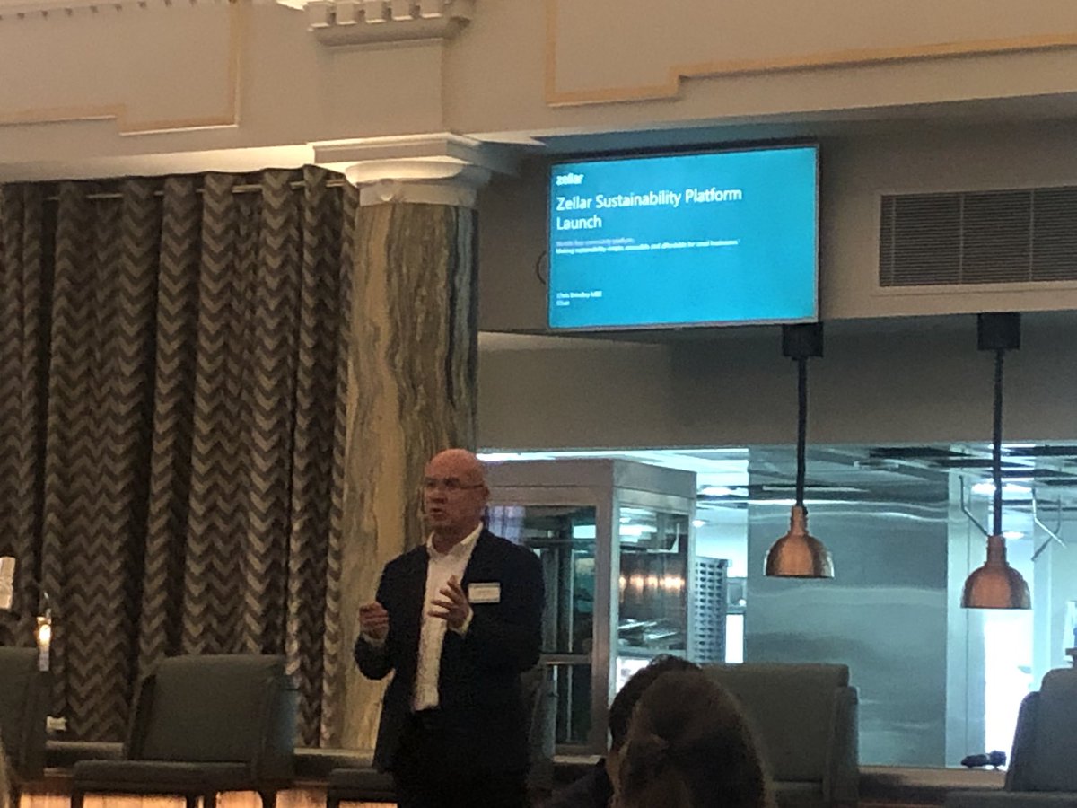 “We want to leave the the planet in a better state than we found it.” <a href="/chris_brindley_/">Chris Brindley</a> #zellar2030 #gogreen #sustainability #netzero