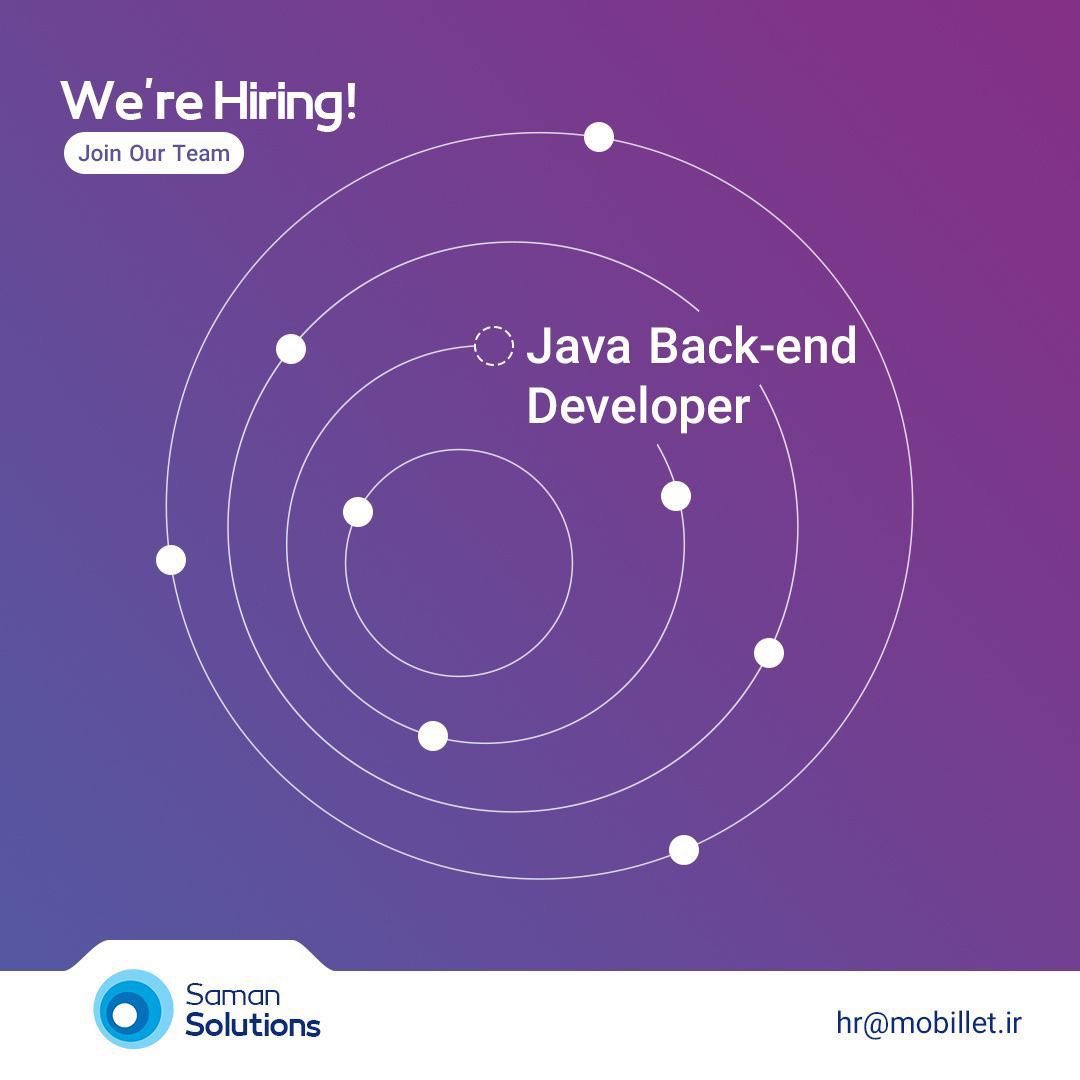 mobillet_ir's tweet image. اگه شما هم به کار کردن در یک محیط پویا و خلاق تو حوزه #فینتک علاقه‌مندید، جای شما به عنوان Java Backend Developer، کنار تیمِ ما خالیه.
برای اطلاعات بیشتر میتونید به لینک زیر مراجعه کنین.
b2n.ir/r09343
 HR@mobillet.ir