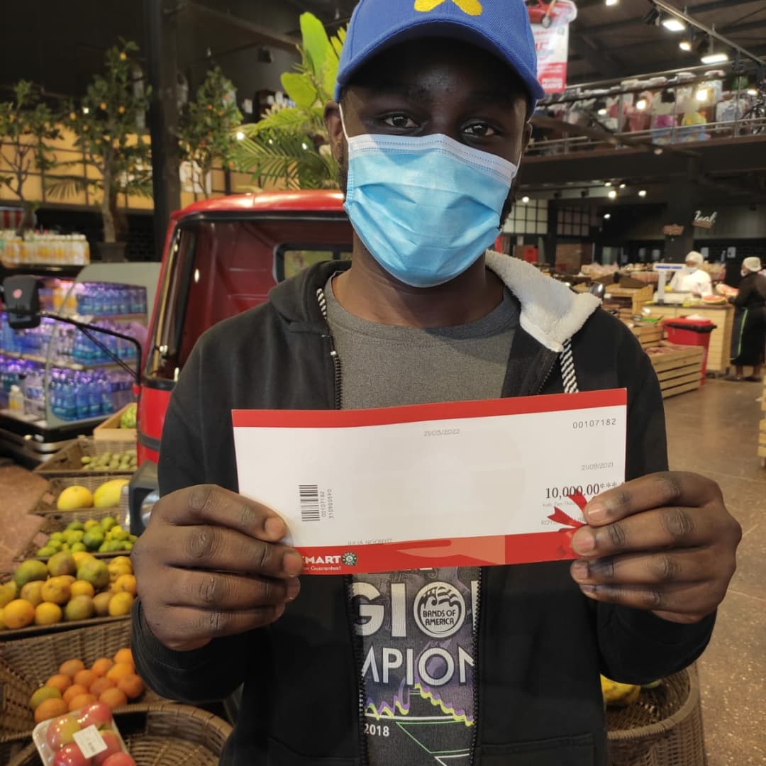 QuickmartKenya's tweet photo. Congratulations to the Champez of today's #Quickest15 challenge. Mjinice na 10k voucher vile inafaa.
#Quickest15
#15YearsofFreshness #ShereheIbambe #QuickmartTurns15 #PamojaNawe #FreshandEasy https://t.co/gPbIrpyo3P