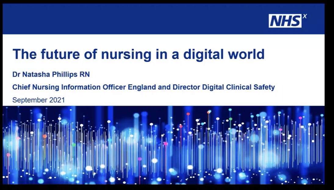Nursing and AHP leaders sharing their vision & strategy of the future of our profession in the digital world. #NHSX @UHSDigital @CNIO_UHSFT #ThinkUHS #NHSDigital @CNOEngland