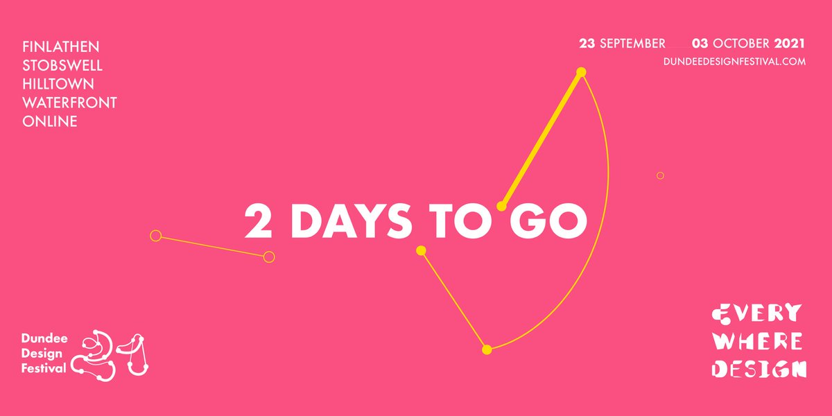 dnd_designfest's tweet image. Only 2 days to go until the start of DDF 2021! Who’s excited? 

Open 24 September — 03 October. 

#everywheredesign