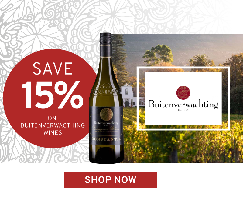 Save 15% on Buitenverwachting Wines

bit.ly/3hV9Bai

Discover our range of Buitenverwachting Wines. Rooted in deep granite soils and cooled by temperate sea breezes, Buitenverwachting wines are an expression of this unique climate. 

#SouthAfrica #southafricawine #wine