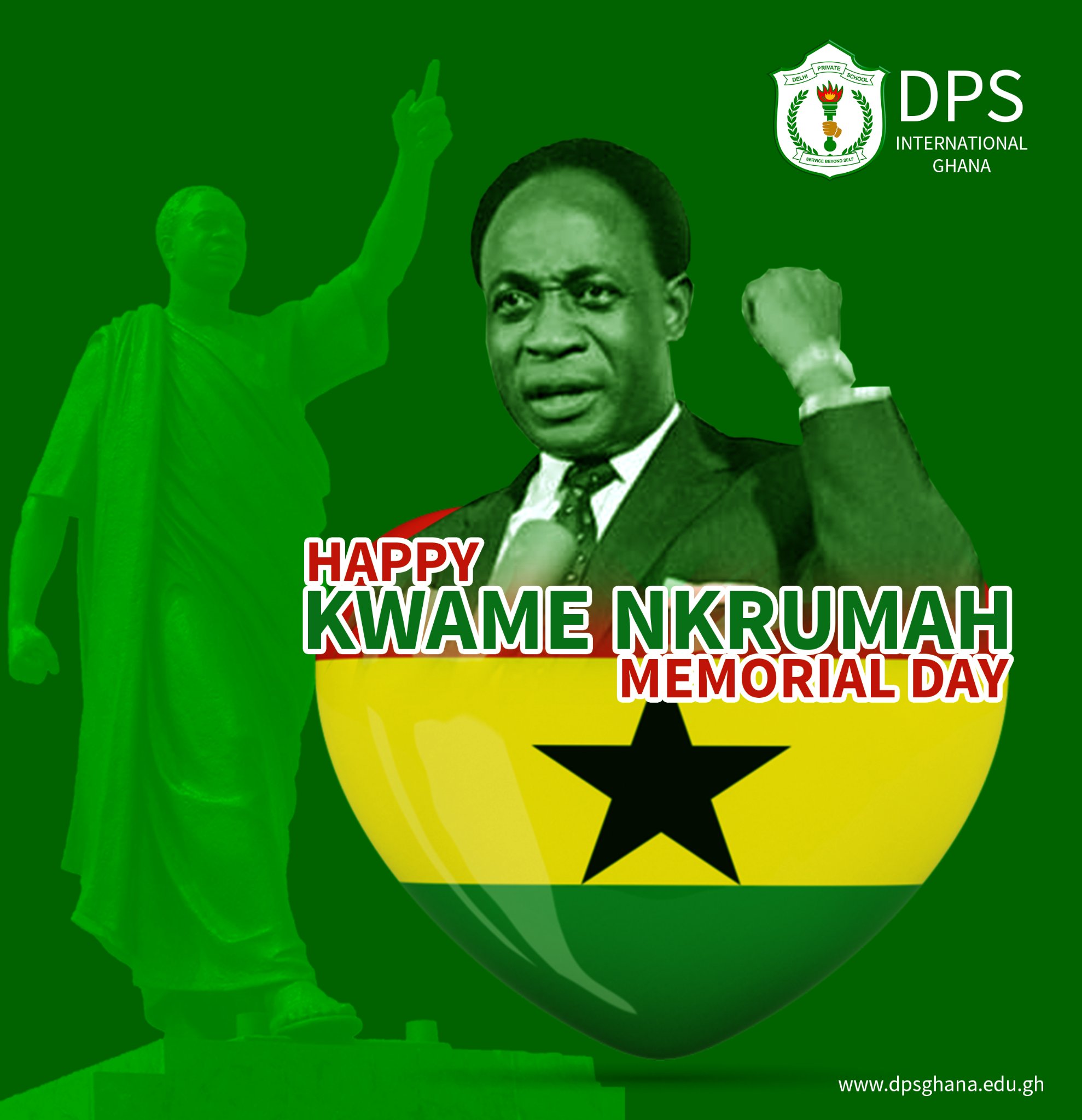 DPS International GHANA on Twitter: "Every 21st September is Kwame Nkrumah Memorial Day in Ghana. This holiday commemorates the birthday of Ghana's main independence leader, first prime minister, and first president, Osagyefo