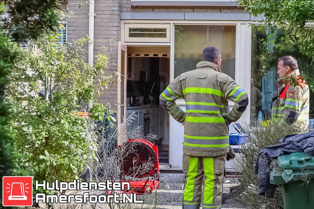 Melding brandweer Amersfoort inzake keukenbrand