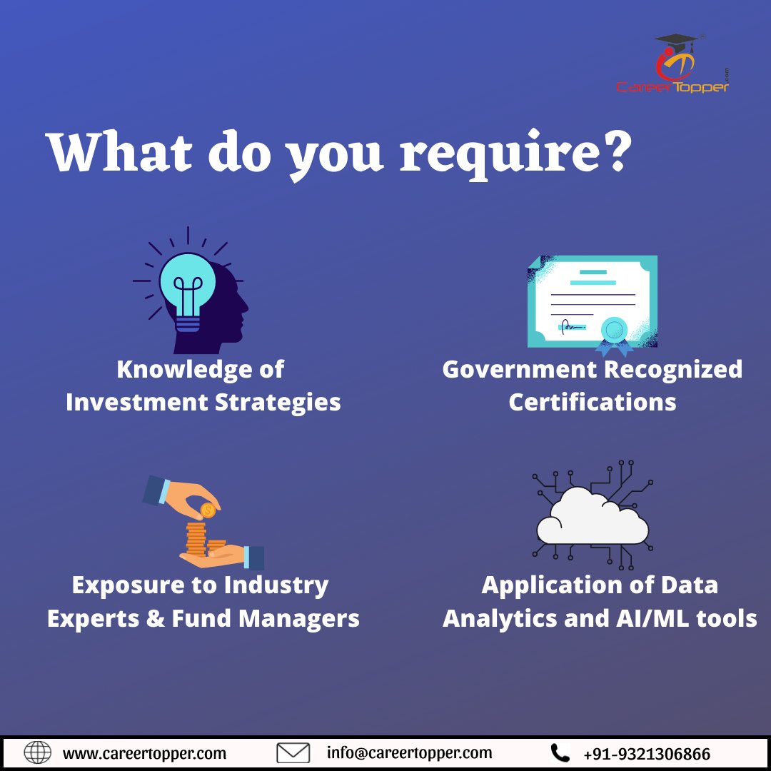 CareerTopper's tweet photo. Make a Career in the Hedge Funds and PMS domain. Opt for a course providing a holistic learning solution.
We have partnered with All India Management Association (AIMA) to provide a 1-year AICTE Approved #PGCM in Management in Alternative Investments and Financial Modelling. https://t.co/6UMCkYcAfn