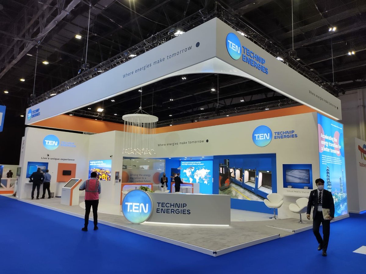 TechnipEnergies's tweet photo. Join us at @GastechEvent 2021, on our booth 4C137 in Dubai World Trade Centre's Hall 4 to learn more about our leadership in LNG and hydrogen.

#Gastech21 #EnergyTransition #LNG #Hydrogen https://t.co/wqoef9KHqX