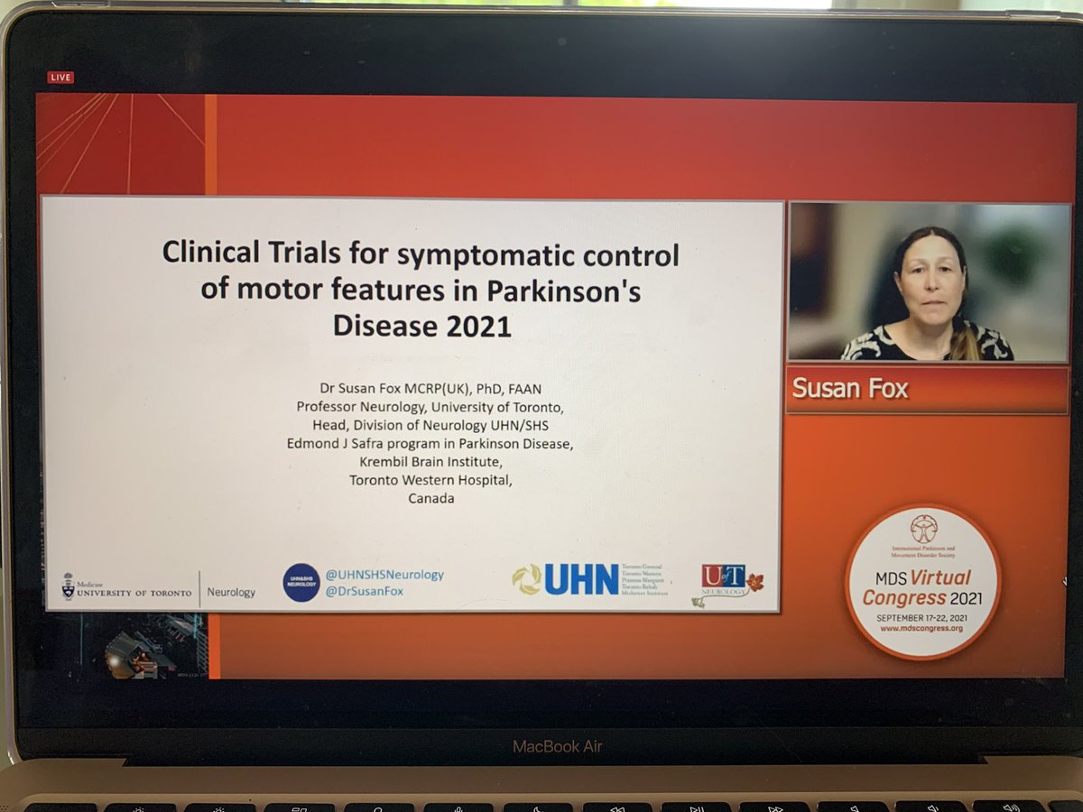 frcarina's tweet photo. Update on Clinical trials in Parkinson’s Disease - the classic fingers-crossed session of the #MDSCongress. I am a fan 🤩 https://t.co/urLipbxpMe