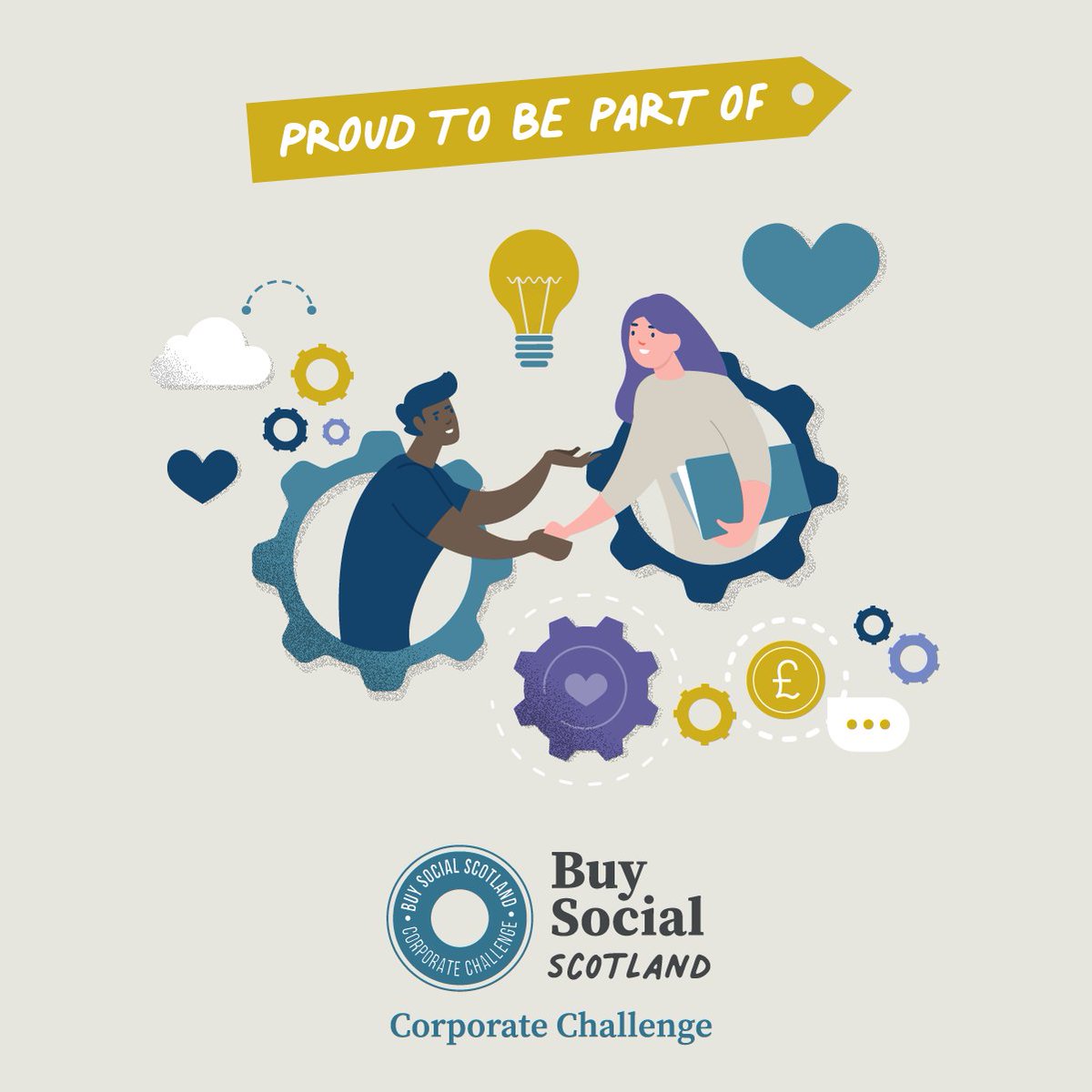 We're proud to take part in initiatives like #BuySocialScotland that encourage businesses to partner with #SocialEnterprises. 
A great way to highlight the social and environmental impact organisations like ours deliver in communities! <a href="/SocEntScot/">Social Enterprise Scotland</a> 
INFO → ow.ly/obeM50GcThZ