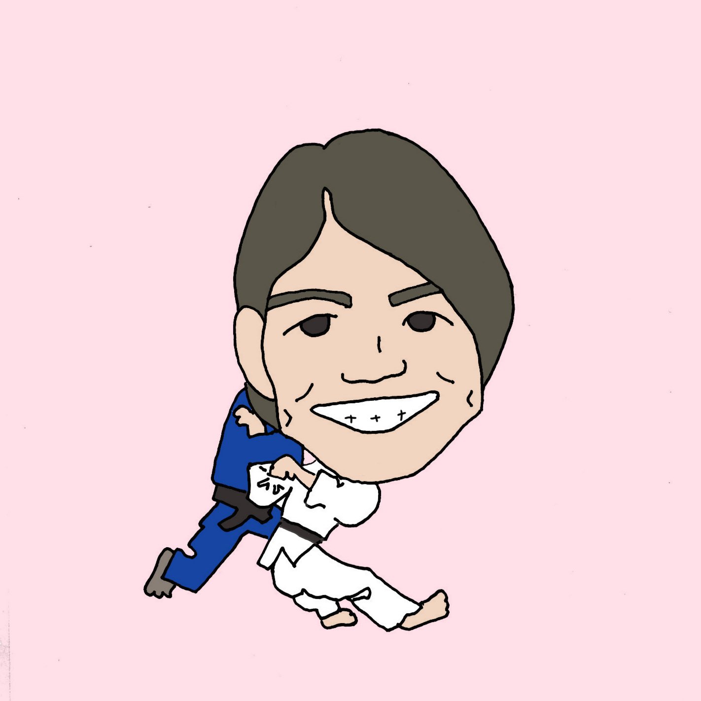 休日ランナー 似顔絵始めました 阿部詩選手 強い 可愛い パリも応援してます 阿部詩 柔道 柔道女子 金メダリスト イラスト 似顔絵 オリンピック Judo Nge015 T Co Lvpi1forwr Twitter