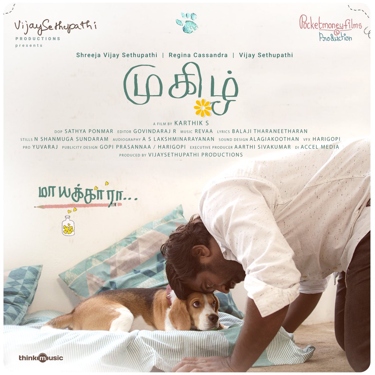 #Mayakkara first single from #Mughizh

youtu.be/b_X8DqkEq04

 #SreejaVijaysethupathi  <a href="/ReginaCassandra/">RegenaCassandrra</a> <a href="/VijaySethuOffl/">VijaySethupathi</a>  @karthik_films <a href="/DoPsathya/">Sathya P</a> <a href="/revaamusic/">Revaa Music</a> #GovindVasantha <a href="/malvisundaresan/">Malvi Sundaresan</a> <a href="/thinkmusicindia/">Think Music</a>
<a href="/proyuvraaj/">Yuvraaj</a>