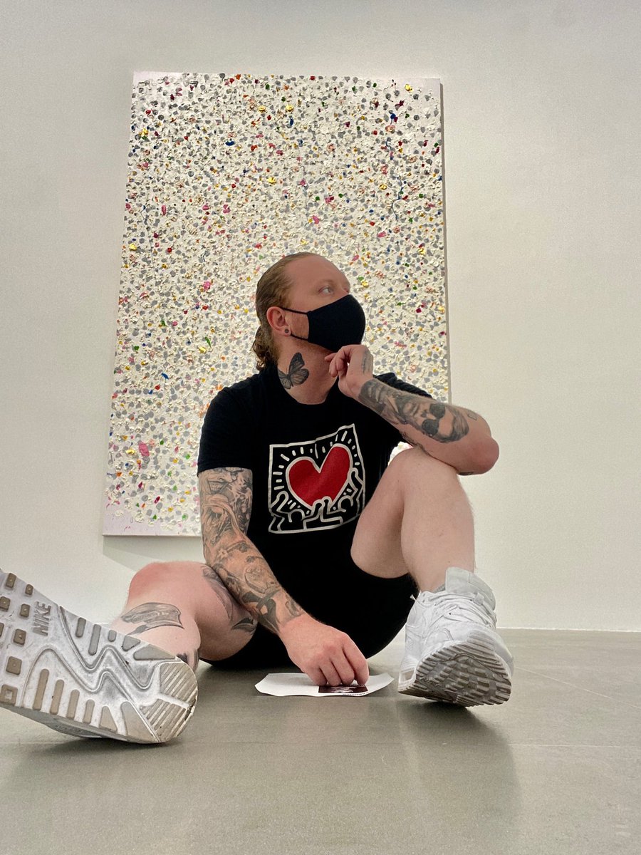 NathanWyburnArt's tweet photo. Mesmerised by the @hirst_official #ForgivingAndForgetting exhibit at @Gagosian today!! 🇮🇹 

#damienhirst #art #artist #rome #italy #gagosian #gagosiangallery https://t.co/ZkExUvFxC4