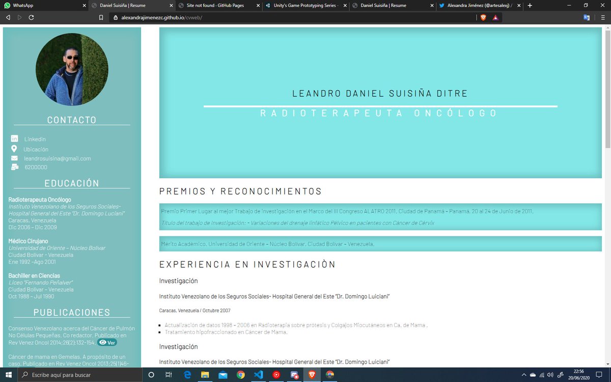 soygeekgirl's tweet photo. #100DaysOfCode #womenwhocode
#code #Day21 #JS #cvweb #git #css #html #FrontEnd CONTINUACIÓN del cv web aquí "Listo" , css flexbox , font awesome https://t.co/OcVeIP8Rv8