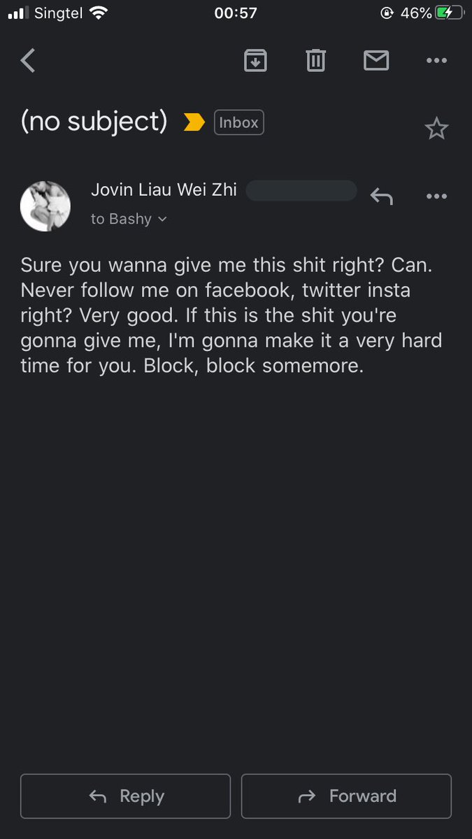 Bashanthri's tweet photo. While in Vietnam when I didn’t reply to him or posted a photo without his approval he would go insane. He once messaged my 12 year old cousin asking him if he wanted to watch STH. Intending to show explicit content of me but it was eventually deleted before my cousin could see. https://t.co/3FO1eW50pu