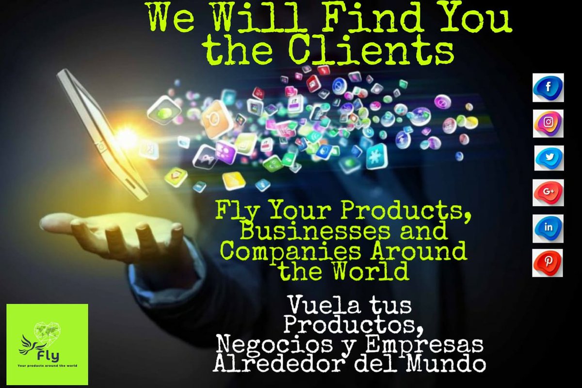 fly_products's tweet photo. Vuela con nosotros! Fly Your Products around the Wordl es  Marketing Digital una pequeña inversión sin riesgo a perder solo a ganar. La misión de nuestro equipo es ayudarte a vender más y, para ello, nos valemos de las mejores estrategias de marketing online y Social Media. https://t.co/mDEyzOlXXr