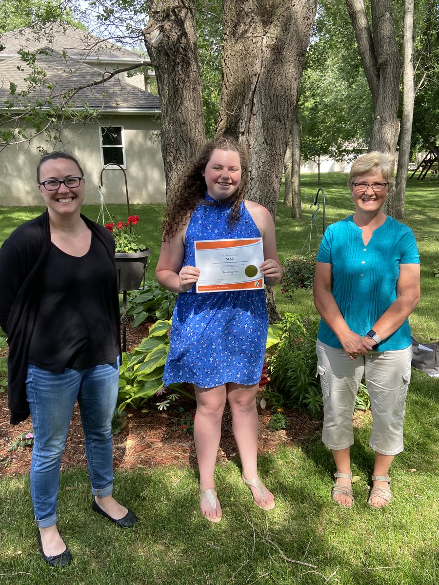 ISD742's tweet photo. Congrats Anna Roggeman! “The P.E.O. STAR scholarship recognizes ... young women planning to pursue post-secondary education. [Members] recognize Anna, who demonstrates excellence in leadership, extracurricular activities, community service, academics &amp; potential for success.” https://t.co/6NRxIUkStC