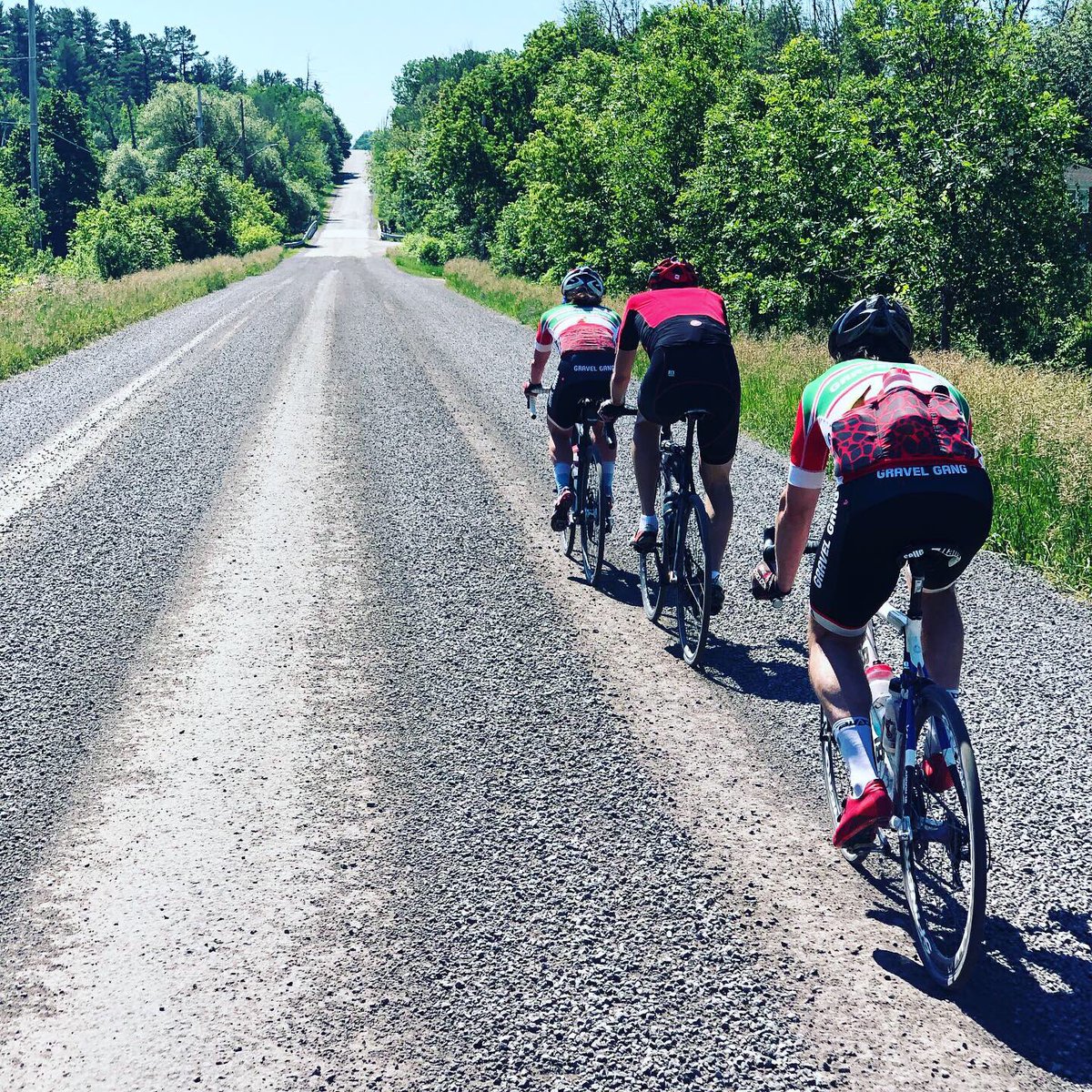 ChazGorman's tweet photo. A cooker out there today riding as part of #solosticechallenge by @bike_centric, w/ the rivers looking appealing for a swim, & the tree tunnels can’t go long enough.
...in support of Cornwall & area food banks. Donate at: https://t.co/Mfc1UNvDGx
#nine2fivepro #cycling #ottbike https://t.co/5c8f5UoEWw