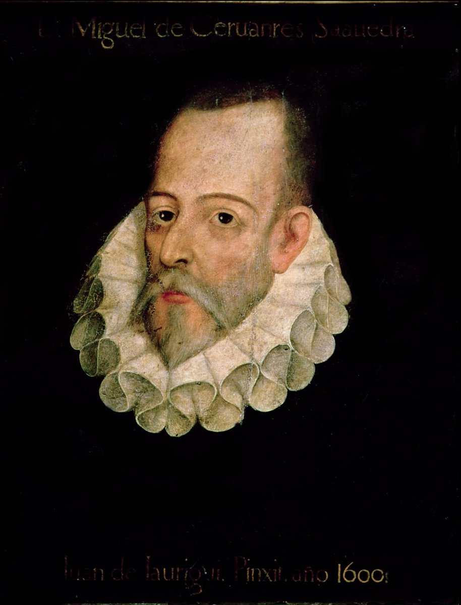 (2/4) It is also with great regret that we receive the news of the damages inflicted upon the bust of Miguel de Cervantes, who was himself held as a slave in Algiers for 5 years, and whose literature serves as a call for freedom and equality.