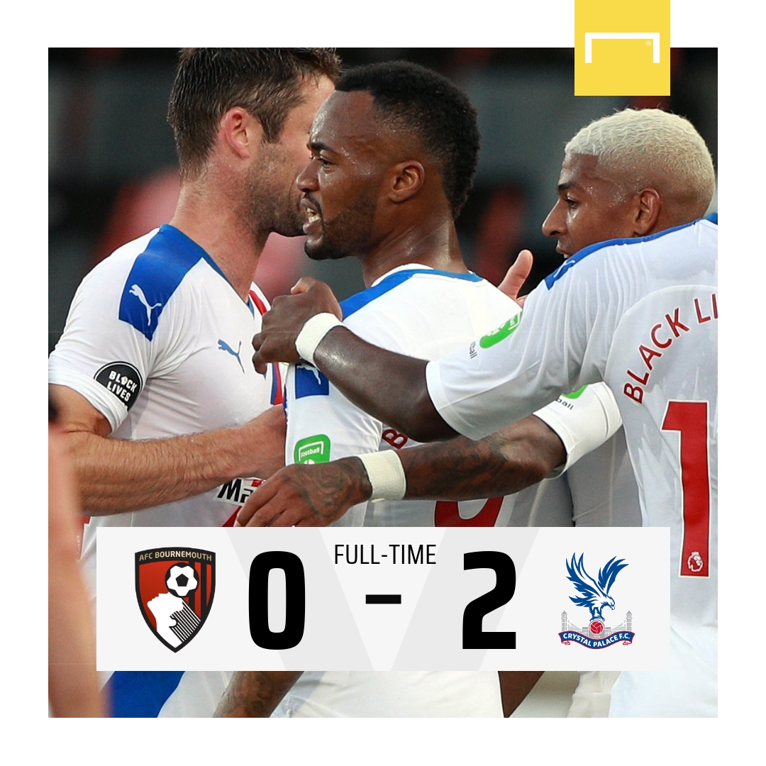 goal's tweet photo. A comfortable win for Crystal Palace moves them up to ninth, level with Mourinho's Tottenham ↗ https://t.co/mrXJhszWpU