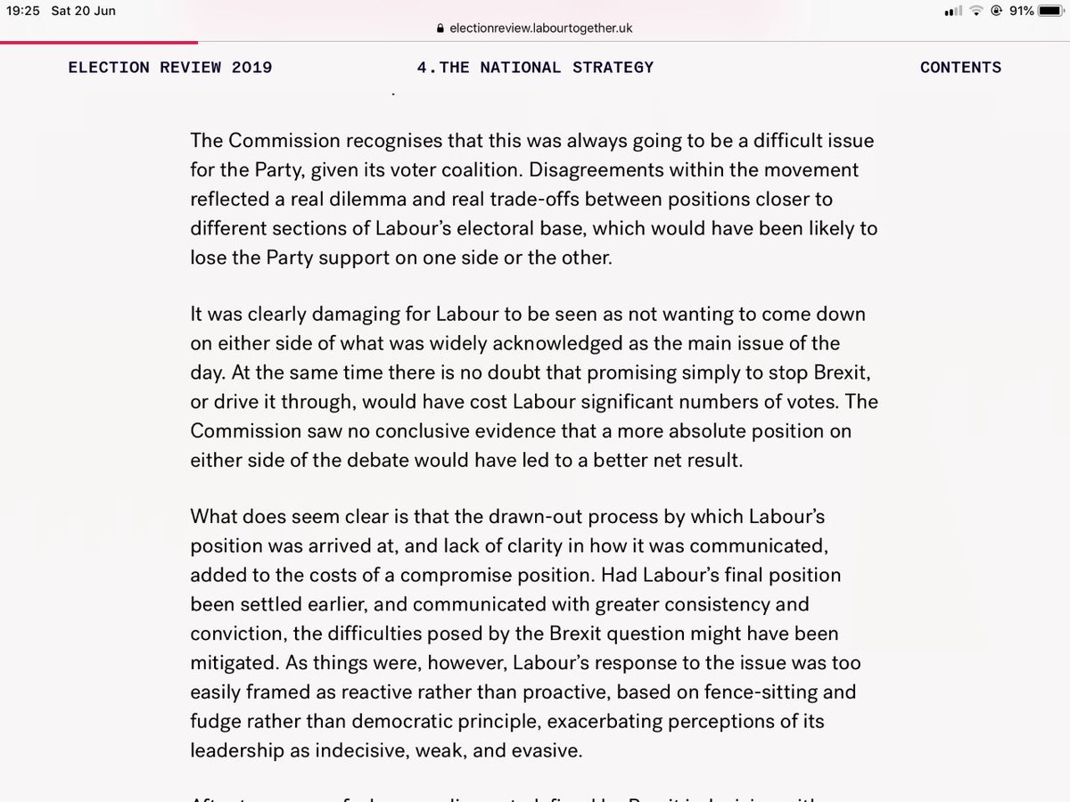 18. The party’s Brexit stance was always going to be problematic with us losing Remain & Leave voters. What’s really concerning is we lost so many voters who didn’t even vote in the 2016 EU referendum. The dithering over a position worsened matters.