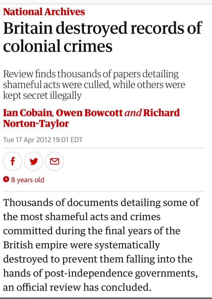 UK Government: “We shouldn’t take down monuments and statues because they erase British history”Also UK Government: