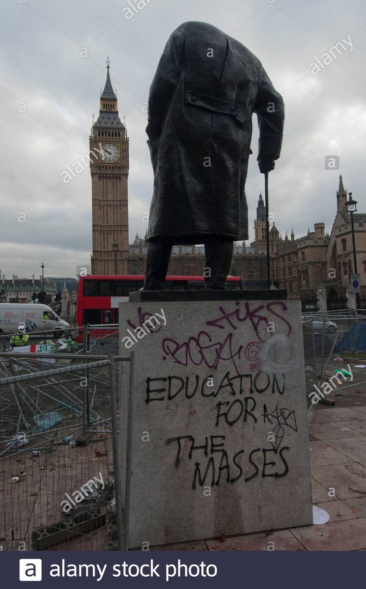 Funny thing about the statue issue is that Churchill has been vandalised numerous times yet there was no national outcry or white supremacist groups like the EDL coming out to “defend” it. They just wanted to twist the narrative and make black people look bad