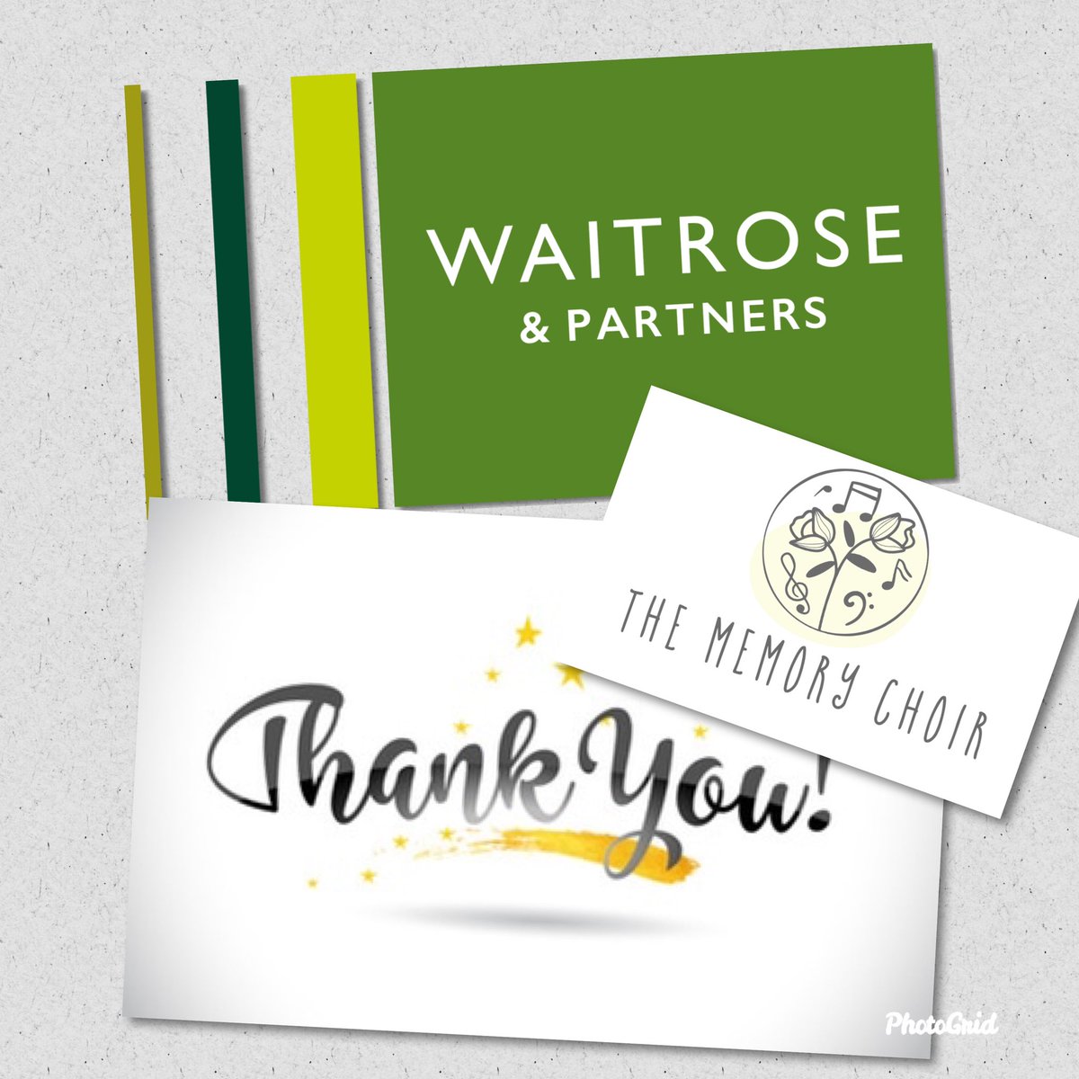 Thank you so much to <a href="/waitrose/">Waitrose & Partners</a> for the donation of £333 from your #communitymatters initiative. #dementia #choir #singing #musictofreethemind #waitrose #community